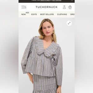 NWT Tuckernuck Striped Women's Top